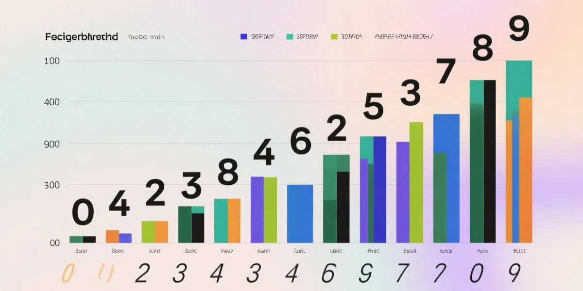 号码频次可视化示意图
